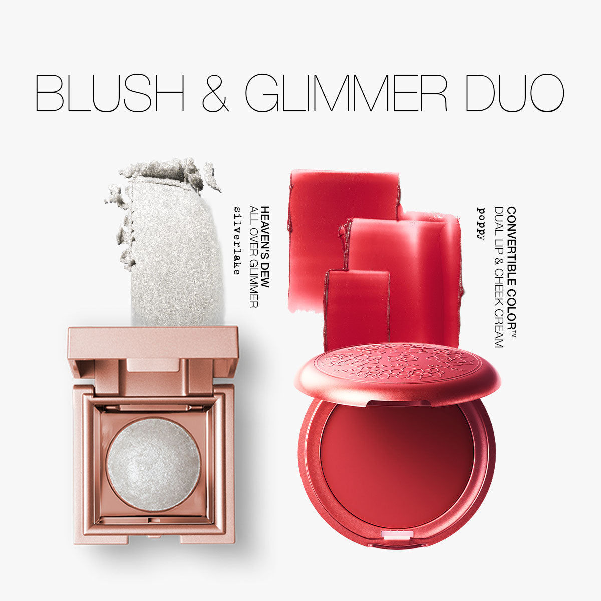Blush &amp; Glimmer Duo: Poppy + Silverlake