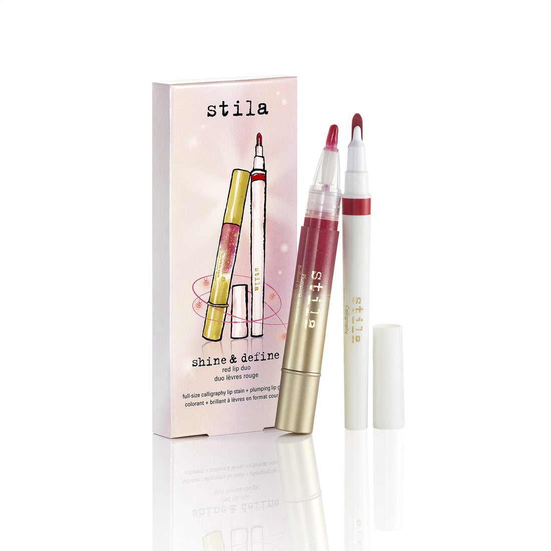 Shine &amp; Define Red Lip Duo ($49 Value)