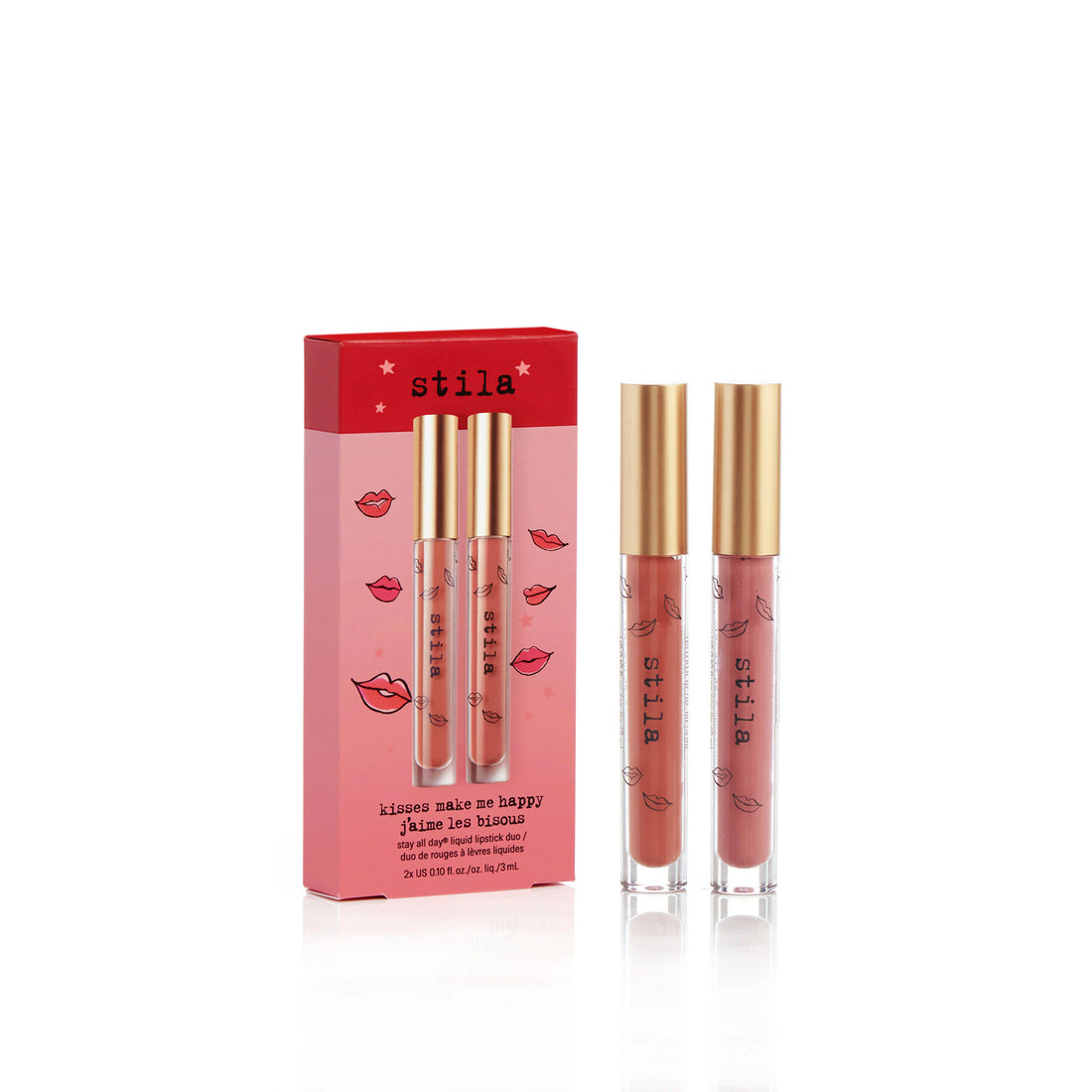 Kisses Make Me Happy Stay All Day® Liquid Lipstick Duo ($48 Value)
