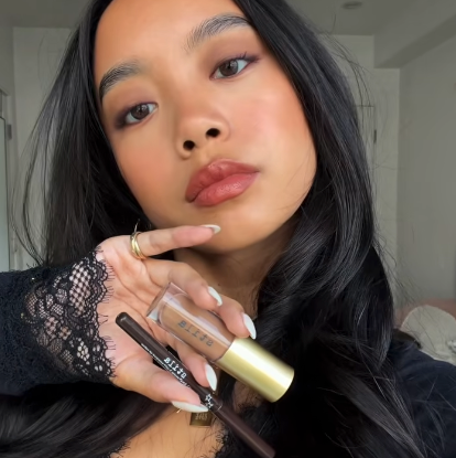 Load video: Spicy Latte Eyes: Color-Enhancing Duo for Hazel, Green &amp; Brown Eyes